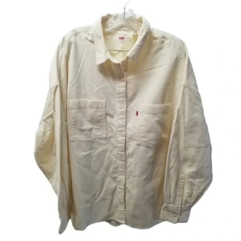 Levi's Elliot Utility Jacket Corduroy Yellow XL - Picture 4 of 15